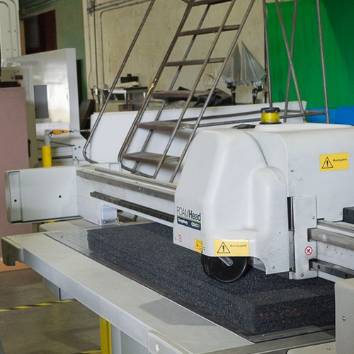 Foam fabrication machine at Larson Packaging Company