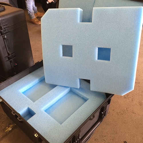 LPC can design foam cushioning inserts for any packaging application including molded cases.