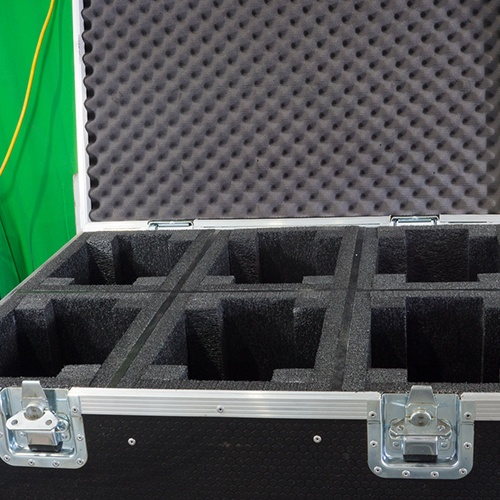 Custom made ATA case with foam inserts to house sensitive equipment