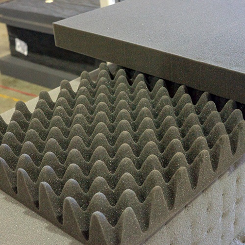 Polyethylene, polypropylene, polyurethane foam can all be used to make foam inserts for protective packaging