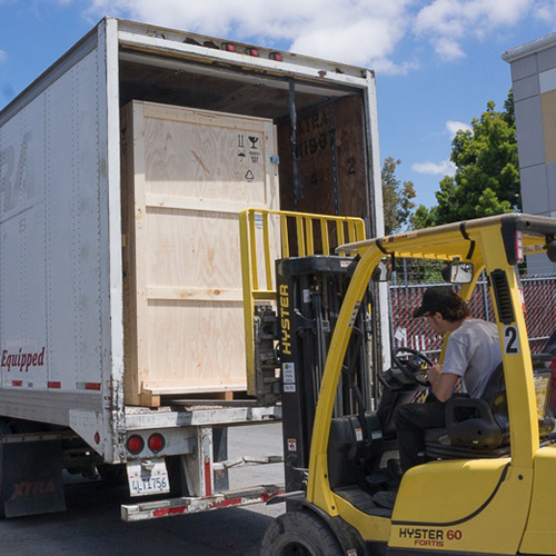 Another batch of rack crates leaving the LPC plant for delivery to the customer