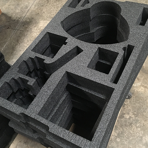 Protective foam inserts manufactured at Larson Packaging Company. 