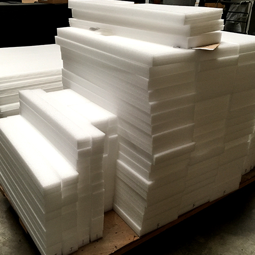 Foam is easily adapted with grooves, notches and curves to fit a product’s uniqueness.