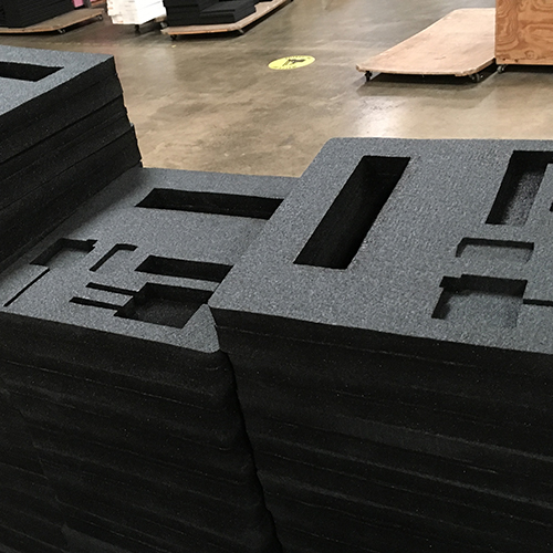 The design, amount, and type of foam are important decisions to provide the correct amount of shock and vibration protection 