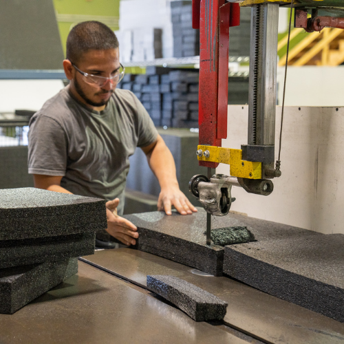Larson Packaging Company is a foam manufacturer, meaning we can design and manufacturer foam cushioning systems for packaging