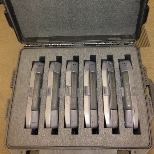 Example of the use of a custom foam insert for the secure and safe organization of products