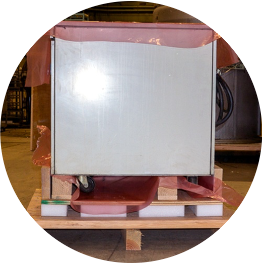 custom rack server crate prototype for plug and play componentry