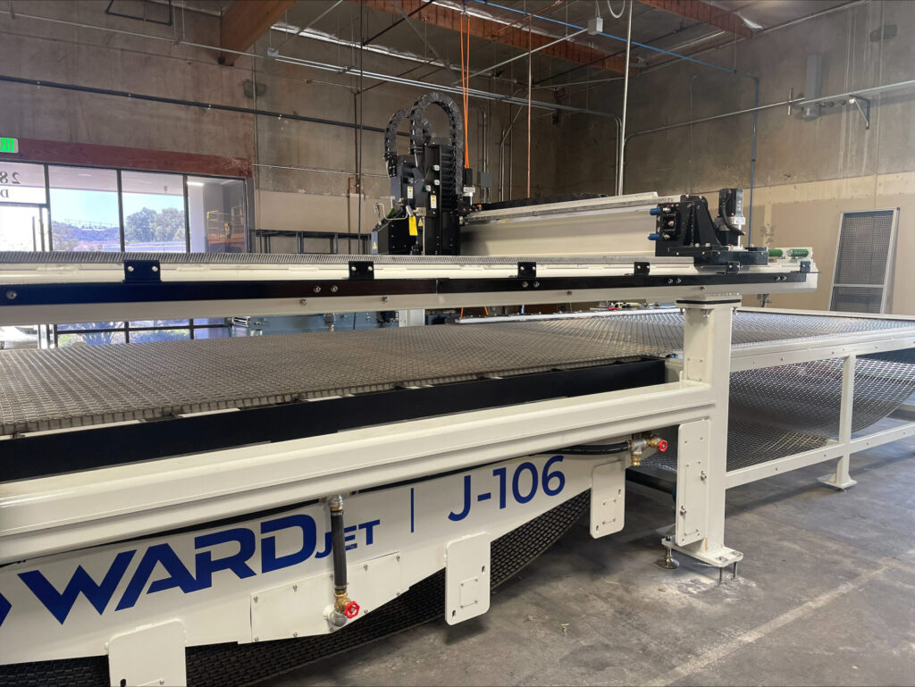 Wardjet water cutter machine