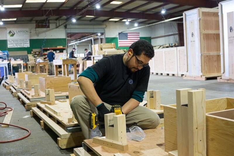 LPC can fabricate custom rack crates to any quantity from short to large runs