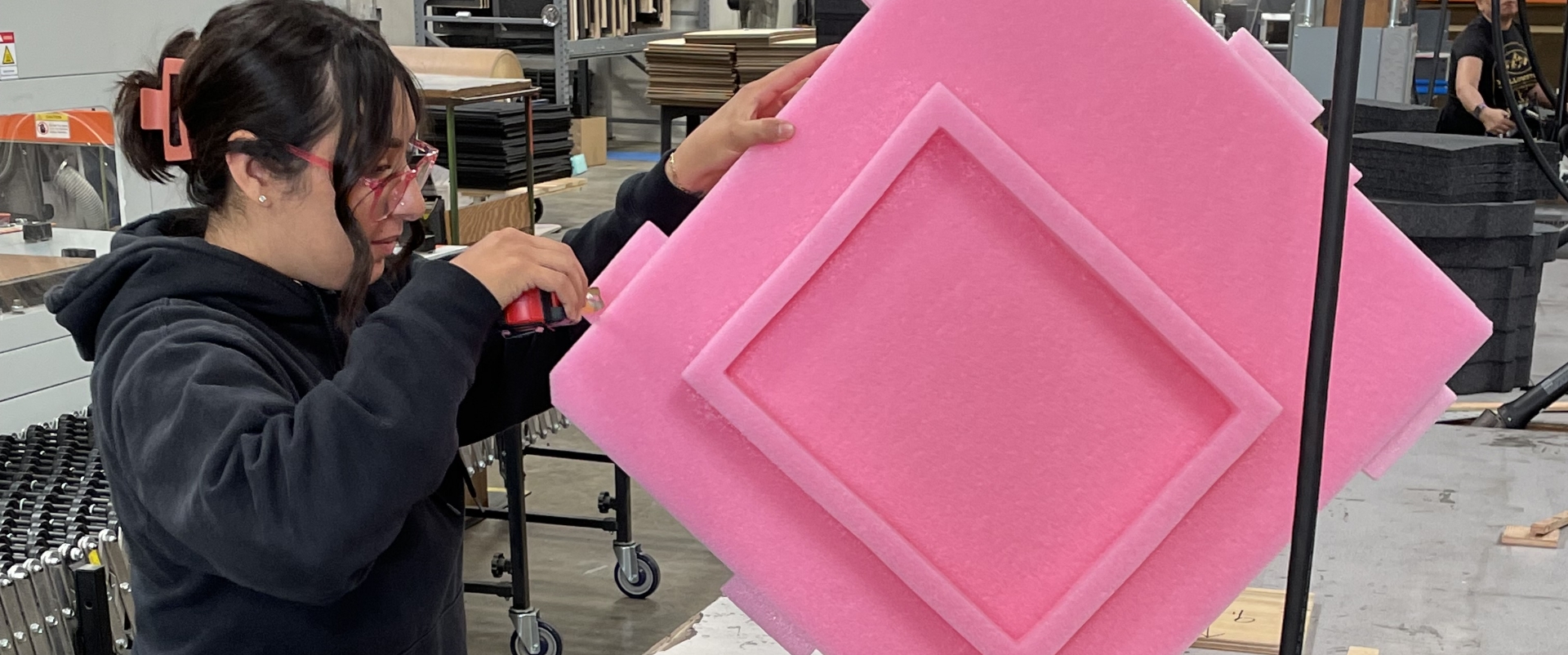 Foam solutions for ESD (electrostatic discharge applications)